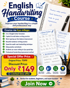 english handwriting course
