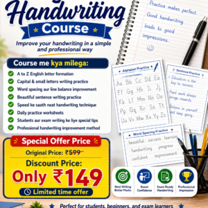 english handwriting course